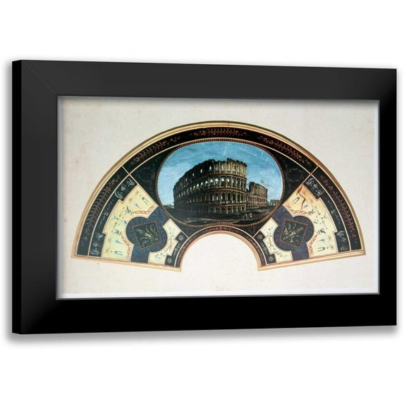 Bigatti, Tommaso 18x13 Black Modern Framed Museum Art Print Titled - The Colosseum