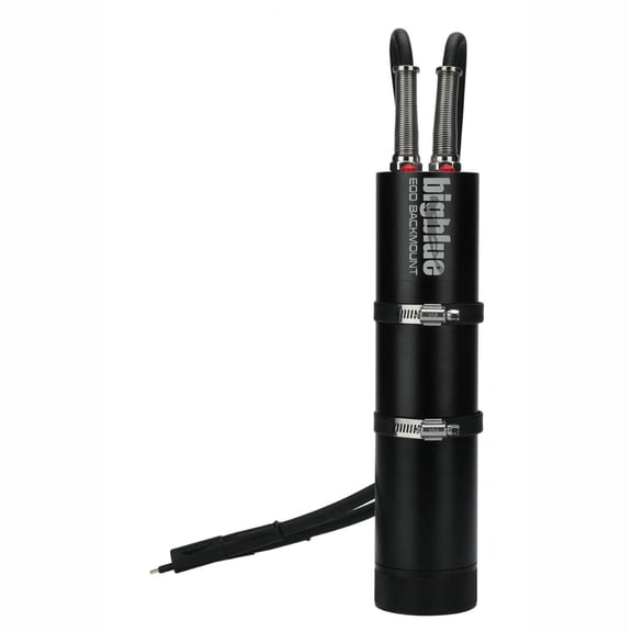 Bigblue 4000 Lumen Narrow Beam Technical Light EOS Cord - Backmount Canister (Black)