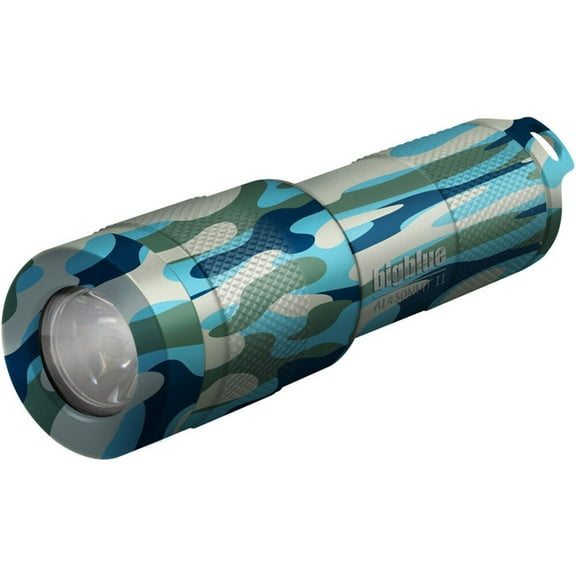 Bigblue AL450NMT-II Narrow Beam 450 Lumens LED Light Tail Switch, Blue-Camo