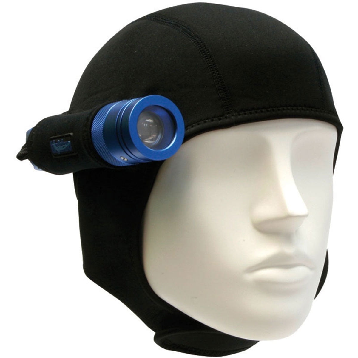Bigblue Neoprene Dual-Light Hood For Dive Lights - Holds Two Lights Securely