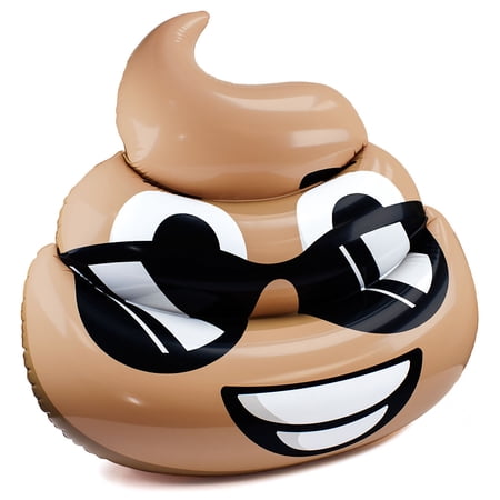 Bigbolo 5-foot Chocolate Brown And White Chip Cookie Pool Float Adult