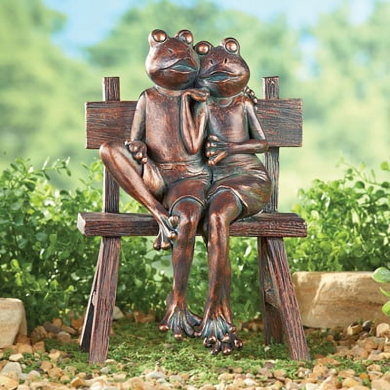 Bigbolo Frog Couple Garden Statue Decoration