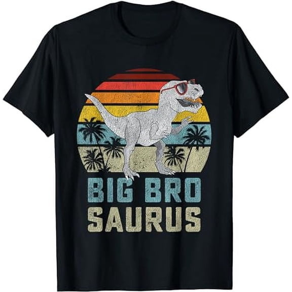 Bigbrosaurus T Rex Dinosaur Big Bro Saurus Brother Family T-Shirt