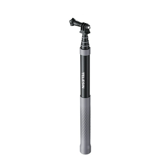 Bigcan 1.2m Carbon Fiber Selfie Stick Extension Pole for GoPro11, GoPro HERO10/9/8, DJI Action, and More