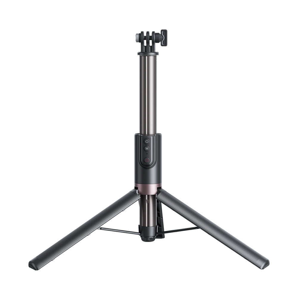 Bigcan 1.3M Bluetooth Selfie Stick Tripod with Remote – 3-in-1 Extendable Camera & Phone Stand, Aluminum Alloy, 40m Wireless Control, 360° Rotation, for GoPro Hero 11/10/9 & Smartphones