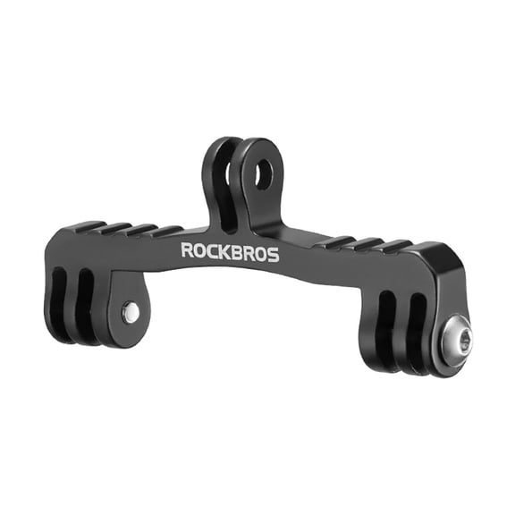 Bigcan Bicycle Handlebar Extension Mount for Garmin Bryton Wahoo, Aluminum Alloy Bike Computer Holder with Bike Light and Action Camera Mount for Road Mountain Bikes