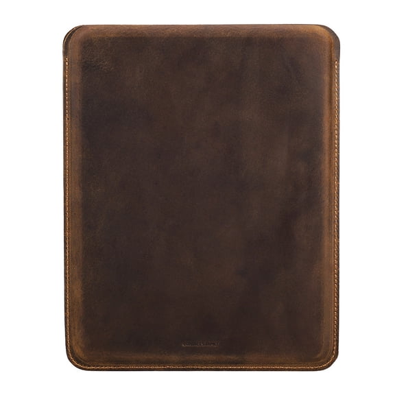 Bigcan Leather Sleeve for iPad Pro 12.9” – Customizable Engraving, Anti-Fall Protection, and Quick Access Design