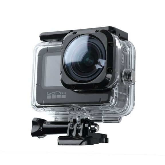 Bigcan MAX Lens Mod Waterproof Housing for GoPro 9/10/11/12/13 Black - Durable, Wide-Angle Lens Protection with Enhanced Visibility and Secure Fit for Underwater Adventures