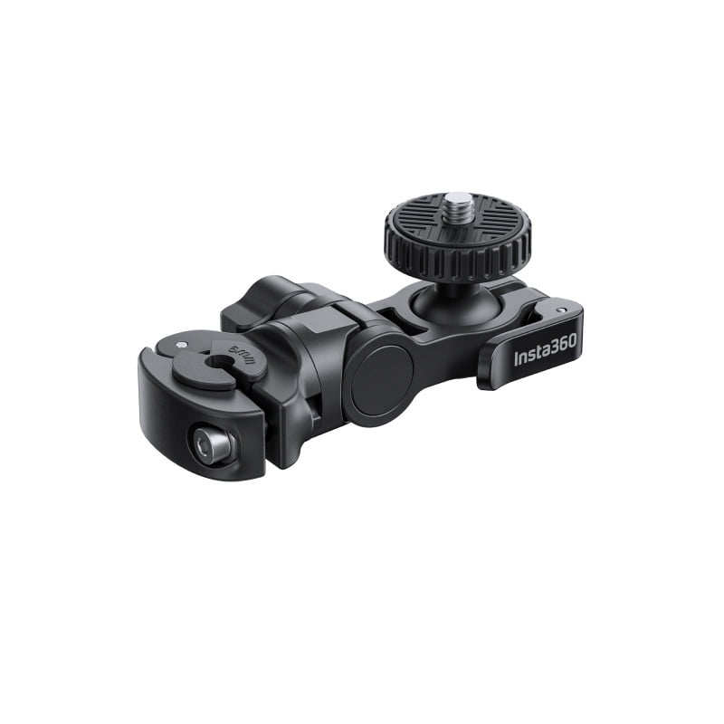 Bigcan Rearview Mirror Mount for Motorcycles \u0026 E-Bikes 360 Adjustable Action Camera Holder, Durable Stainless Steel \u0026 Plastic Build, Anti-Slip Design, Multi-Size Adapters Included