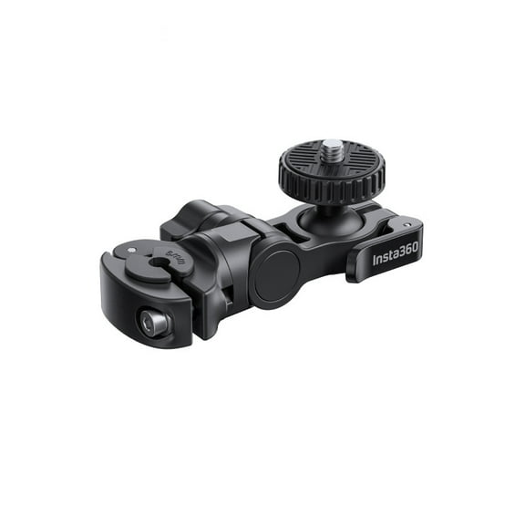 Bigcan Rearview Mirror Mount for Motorcycles & E-Bikes 360 Adjustable Action Camera Holder, Durable Stainless Steel & Plastic Build, Anti-Slip Design, Multi-Size Adapters Included