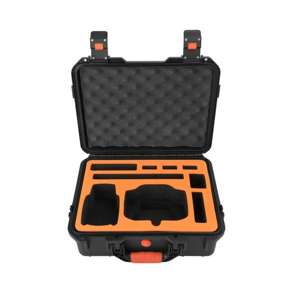 Bigcan Waterproof Hard Shell Case for DJI Mini 2 / SE / Mavic Mini – 7-Battery Storage Box with Custom Foam Compartments for Drone, RC-N1 Controller, Charger, and Accessories