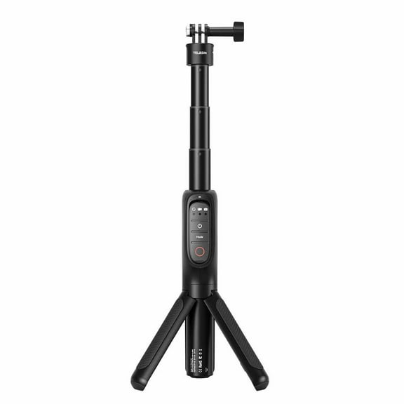 Bigcan Wireless Remote Control Tripod Selfie Stick  5000mAh Battery Handle with Bluetooth, 360 Rotation, and Extendable Design for GoPro Hero 13/12/11/10