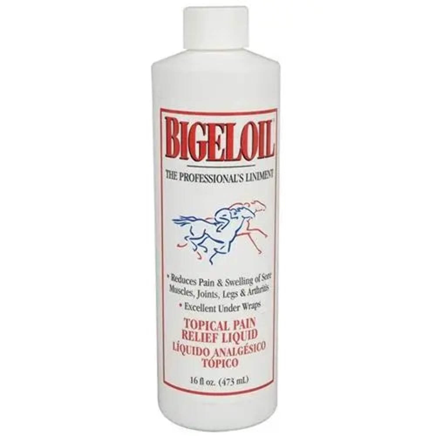 Bigeloil Professional Liniment Topical Liquid Pain Relief for Horses 16