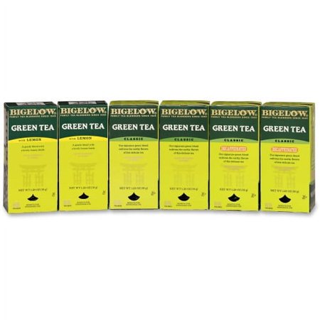 Bigelow Assorted Green Teas Green Tea - Lemon - 168 / Carton