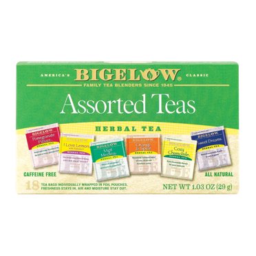 Bigelow Tea Herbal Tea Caffeine Free Red Raspberry -- 20 Tea Bags ...