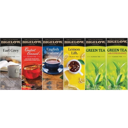 Bigelow, BTC15577, Assorted Flavored Teas, 6 / Carton