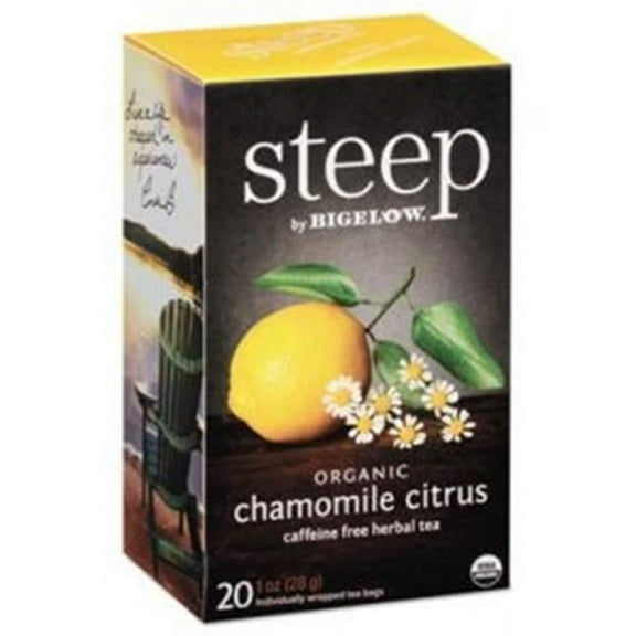Bigelow BTC17707 1 oz Steep Chamomile Citrus Herbal Tea