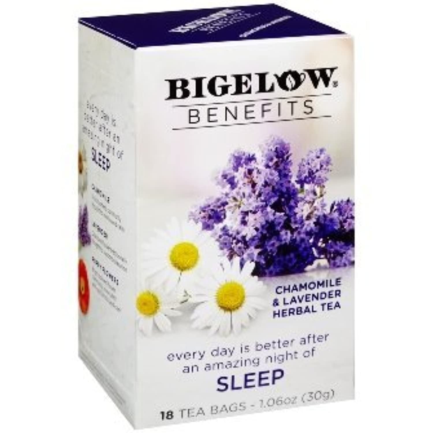 Bigelow Benefits Chamomile & Lavender Herbal Tea, Pack Of 3