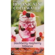 Bigelow Botanicals Cold Water Herbal Infusion, Blackberry Raspberry Hibiscus,Tea Bags, 18 Count