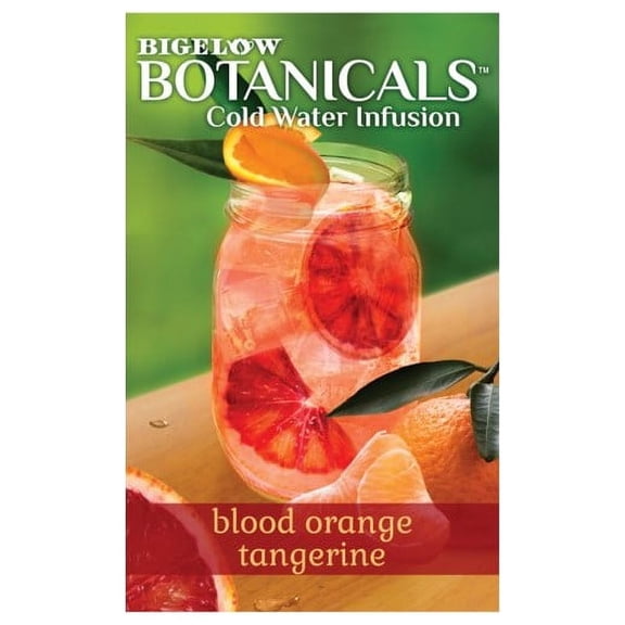 Bigelow Botanicals Cold Water Herbal Infustion, Blood Orange Tangerine, Tea Bags, 18 Count