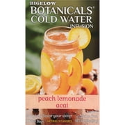 Bigelow Botanicals, Peach Lemonade Acai Cold Water Infusion Tea Bags, 18 Count