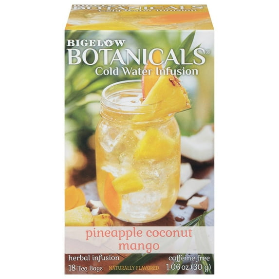 Bigelow Botanicals Pineapple Coconut Mango Cold Water Infusions 18 ct
