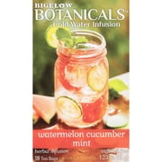 Bigelow Botanicals, Watermelon Cucumber Mint Cold Water Infusion Tea Bags, 18 Count