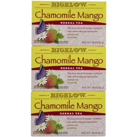 Bigelow Chamomile Mango Tea Bags - 20 ct - 3 pk