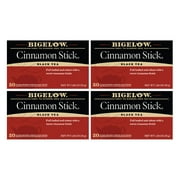 Bigelow Cinnamon Stick, Black Tea Bags, 80 Count (4 Packs of 20)
