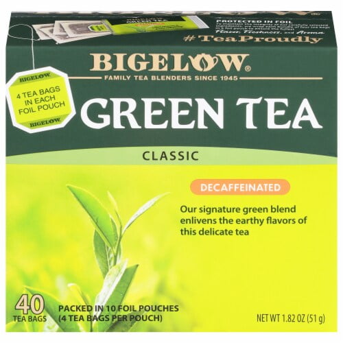 Bigelow Classic Decaffeinated Green Tea 40 ct - Pack of 2