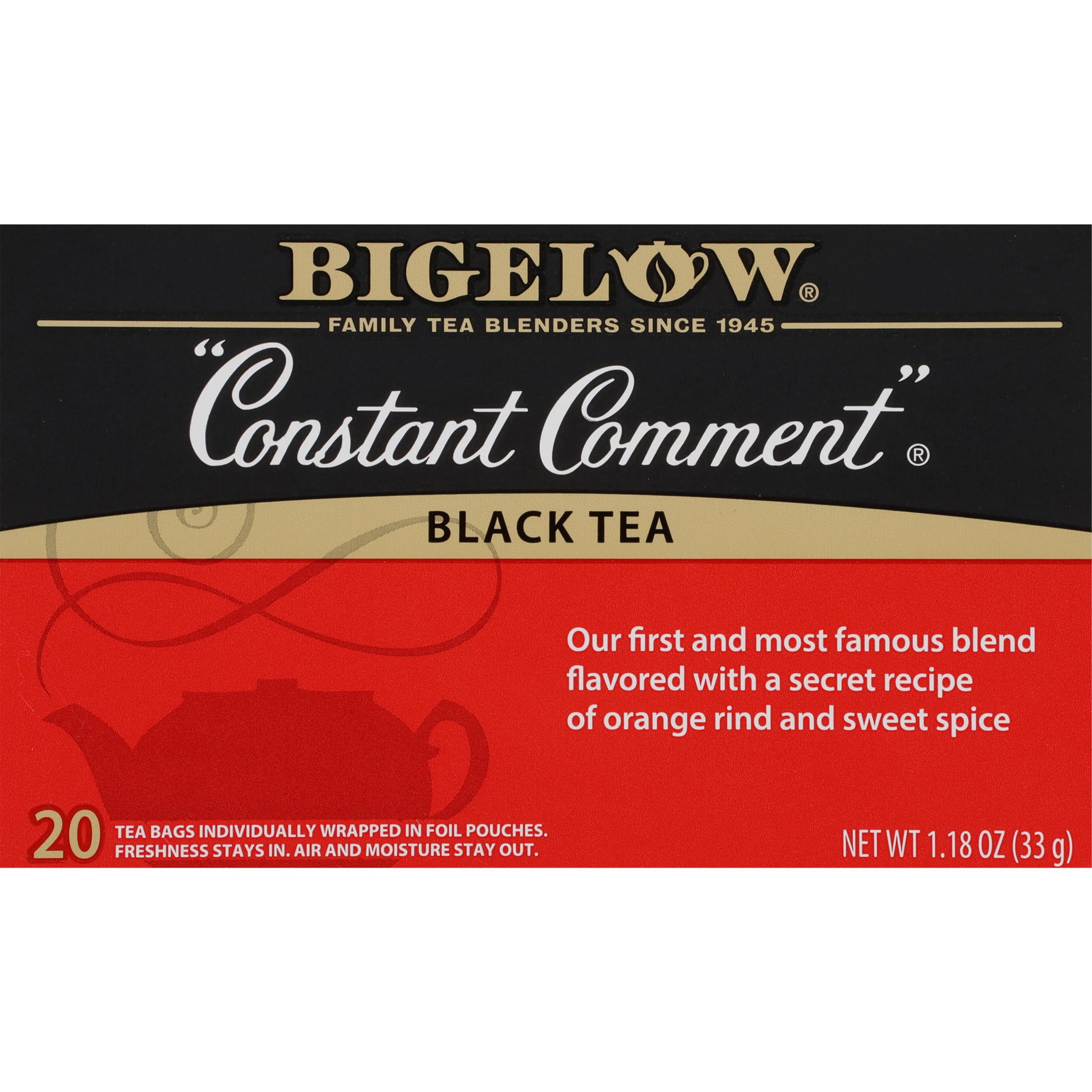 Bigelow Constant Comment Tea Bags Flavored with Rind of Oranges and Spice 20 Count - 1.18 Oz