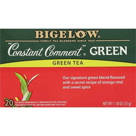 Bigelow Constant Comment Green Tea Bags, 20 Count