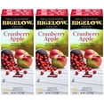 thumbnail image 1 of Bigelow Cranberry Apple Herbal Tea Bags 28-Count Box (Pack Of 3) Cranberry Apple Hibiscus Flavored Herbal Tea Bags All Natural Non-Gmo, 1 of 3
