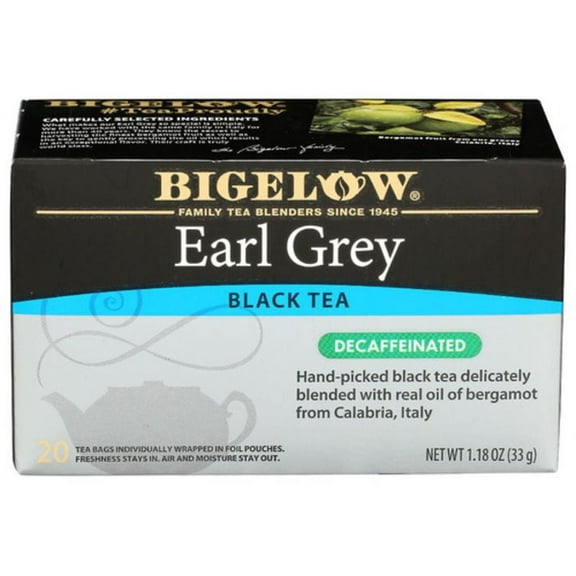 Bigelow Decaf Earl Gray Tea 20 ct Pack of 3