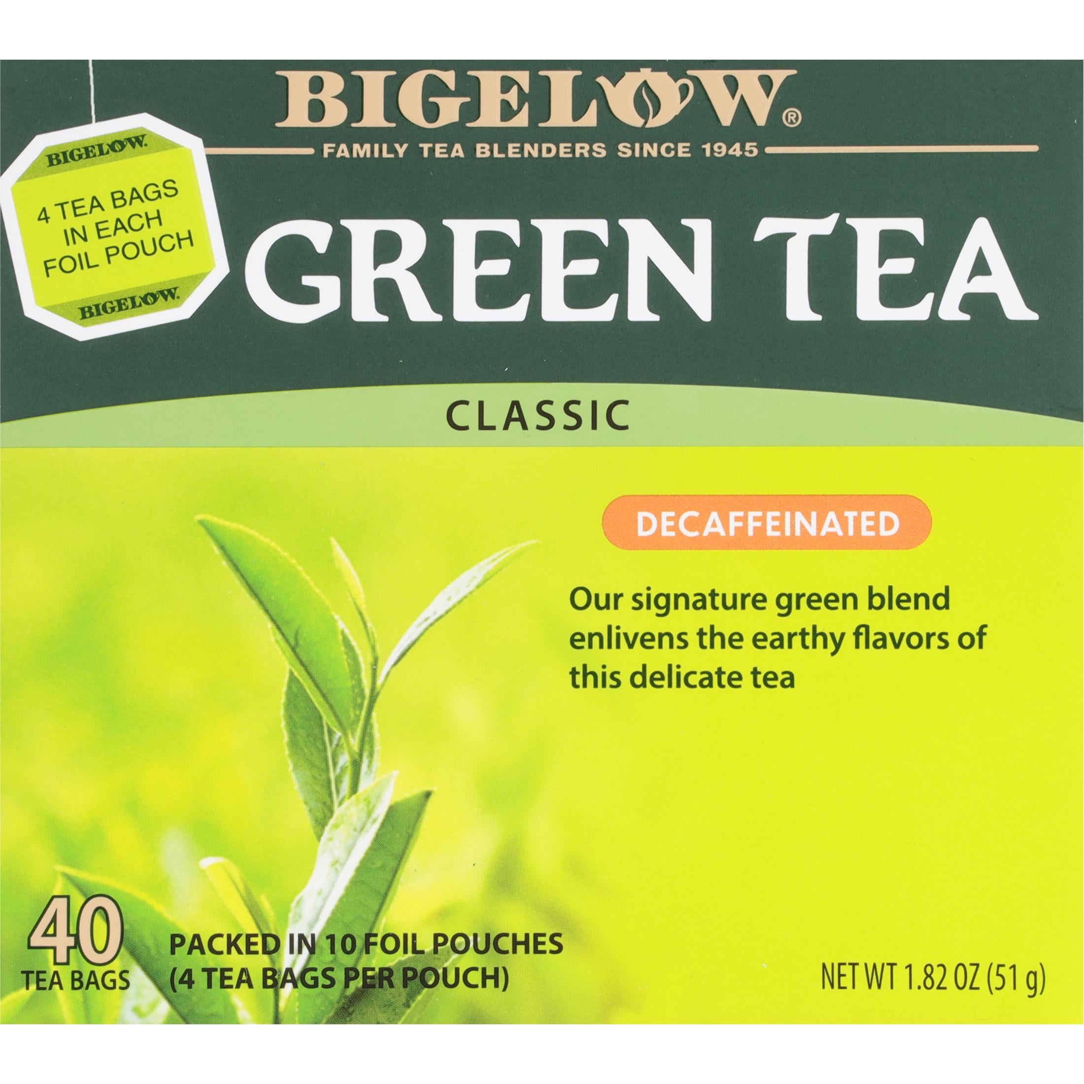(3 pack) Bigelow Decaffeinated Green Tea Classic Tea Bags, 40 Count