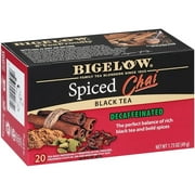 Bigelow Decaffeinated Spiced Chai Black Tea, 20 Count (Pack Of 6), 120 Total Tea Bags