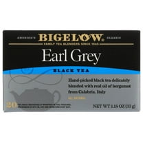 Bigelow Earl Grey, Black Tea Bags, 20 Count