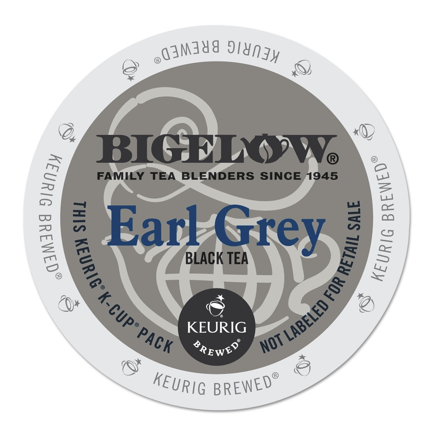 Bigelow Earl Grey Tea K-Cup Pack 24/Box 4 Box/Carton 6082CT