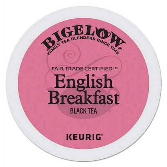 Bigelow English Breakfast Tea Single-Serve K-Cups, 0.11 Oz, Carton Of 96