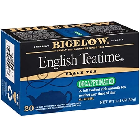 Bigelow, English Time Tea (Decaffeinated), 20 Count