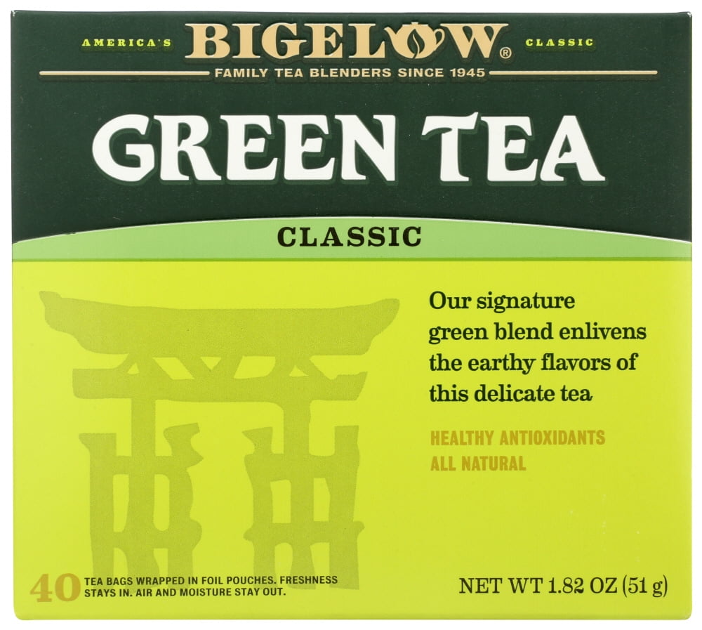 Bigelow Green Tea Classic,Tea Bags, 40 Count