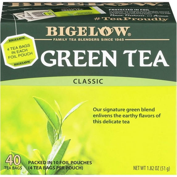 Bigelow Green Tea Bags, 40 ct