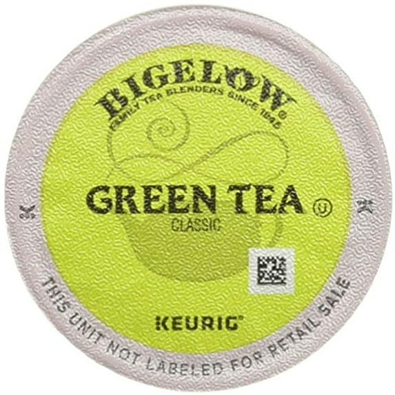 Bigelow Green Tea Keurig Single-Serve K-Cup Pods, (Pack Of 24)