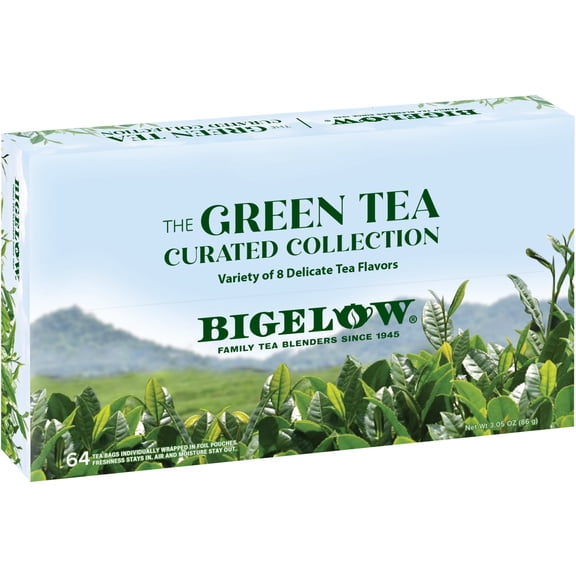 Bigelow Green Tea Variety Pack, Tea Bags, 64 Count