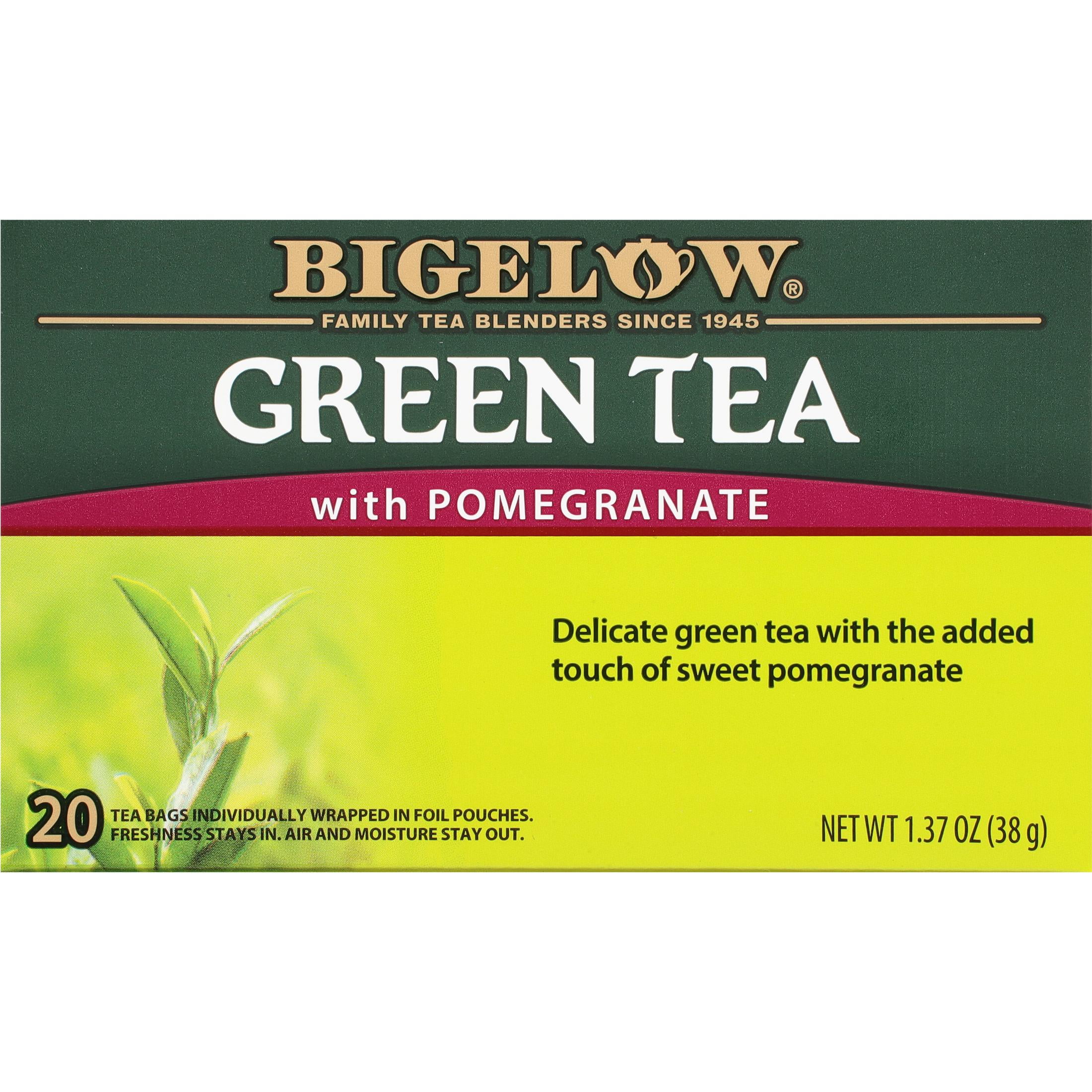 Bigelow Green Tea with Pomegranate, Tea Bags, 20 Count