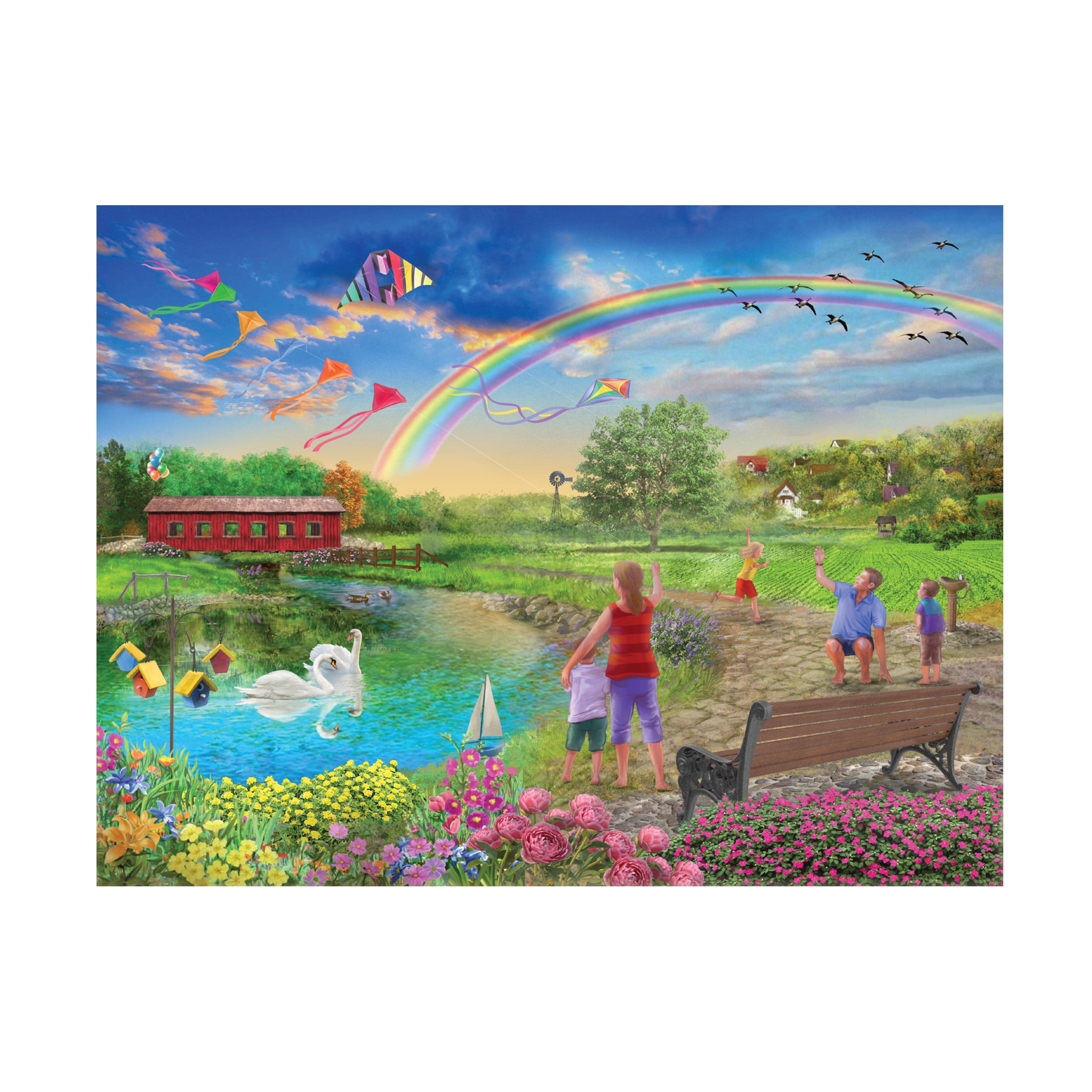 Bigelow Illustrations 'Colorful Skies' Canvas Art