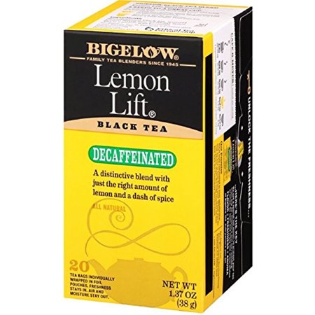 Bigelow Lemon Lift Decaffeinated Black Tea 20 Ea ( Pack Of 3),1.37Oz(38G)