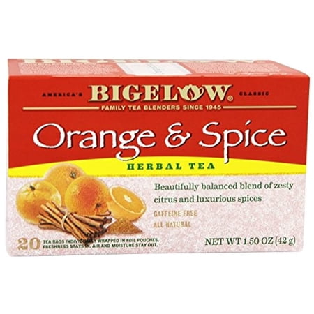 Bigelow Orange & Spice Tea Bags - 20 Ct - 3 Pack