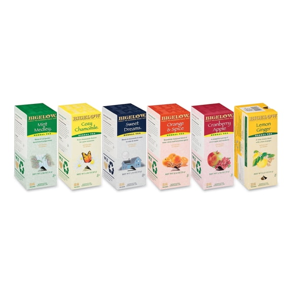 Assorted Tea Packs - Six Flavors (168/Carton)
