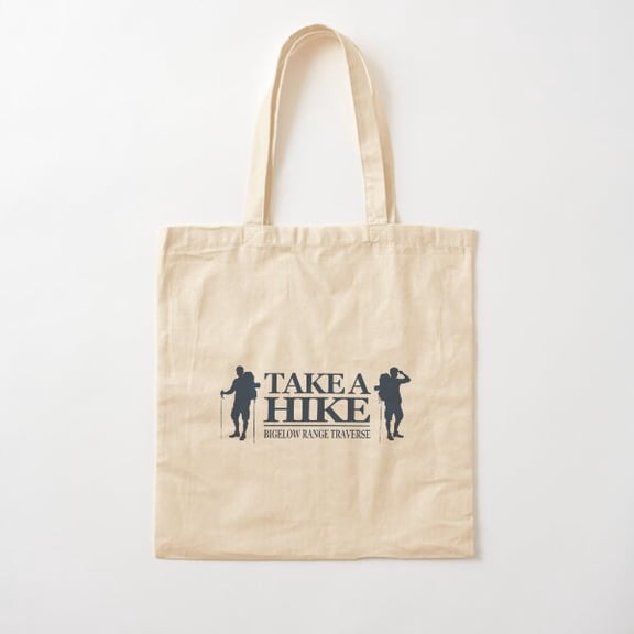 Bigelow Range Traverse Tah Canvas Tote Bags, Reusable Shopping Bag